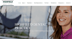 Desktop Screenshot of highfield-dentalpractice.co.uk